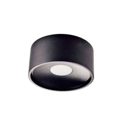 Textura mate, negro simple, comodidad ligera Luz empotrable montada en superficie